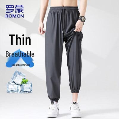 Men's Ice Silk Jogger Sports Pants