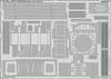 Eduard 1/48 B-26G Marauder Rear Fuselage Interior Etching Parts (for ICM) Plastic Model Kit Parts EDU491530 (Airplane)