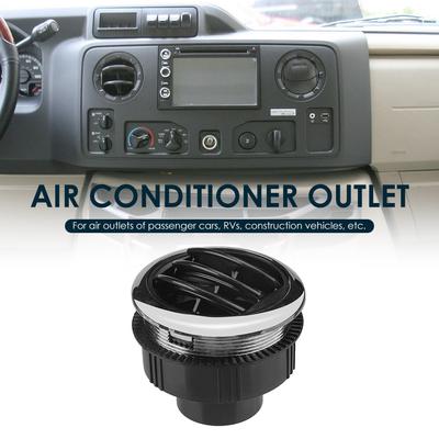 2.95 Inch A/C Air Vents Outlets with Chrome Outdoor Universal Air Conditioning Personal Car Decoration for RV Bus