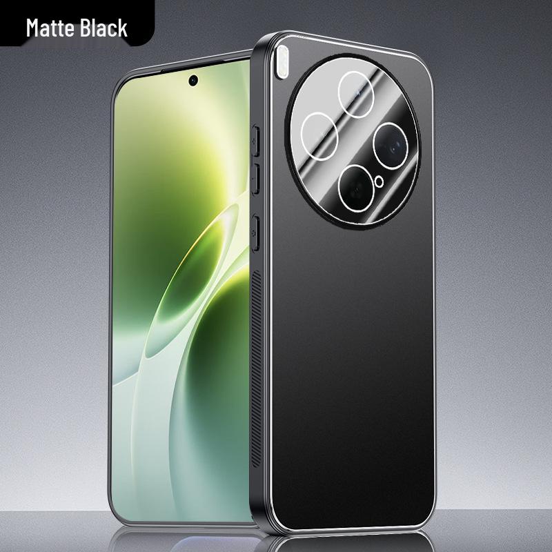 VIVO X300s Frosted Metal Phone Case with Built-in Lens for X200/S/Pro/Ultra/X100/X90