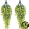 Artificial Golden Bell Willow Green Plant Vine for Wall Hanging Home Decor