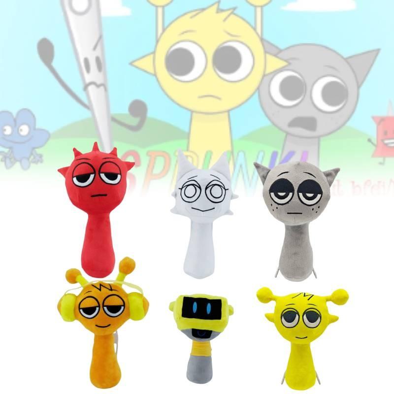 Sprunki Colorful Stuffed Toy Cartoon Game Children Birthday Holiday Gift Dolls
