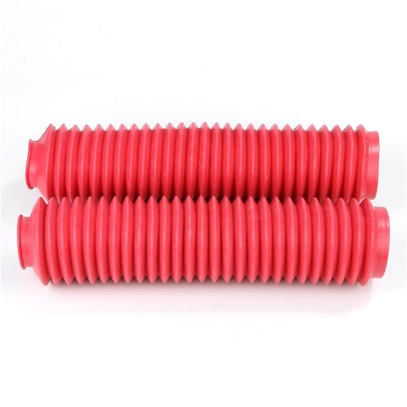 1 Pair 310MM Universal Motorcycle Front Fork Dust Cover Rubber Shock Absorber Protector Boots For Honda Kawasaki Suzuki Yamaha