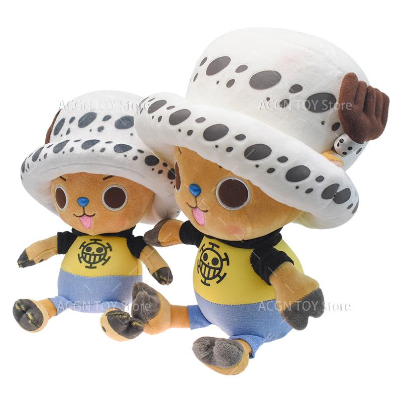 20-30cm One Piece Chopper Luffy Law Sanji Stuffed Doll Kawaii Soft Plush Toys Kids Pillow Gift Children Birthday