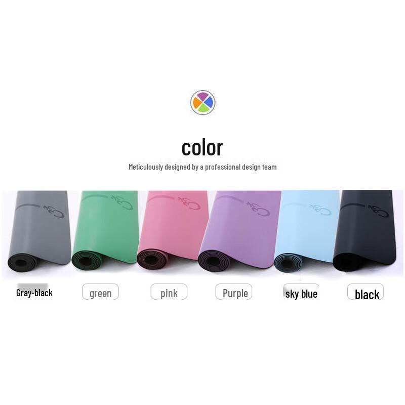 Professional Anti-Slip PU Rubber Yoga Mat