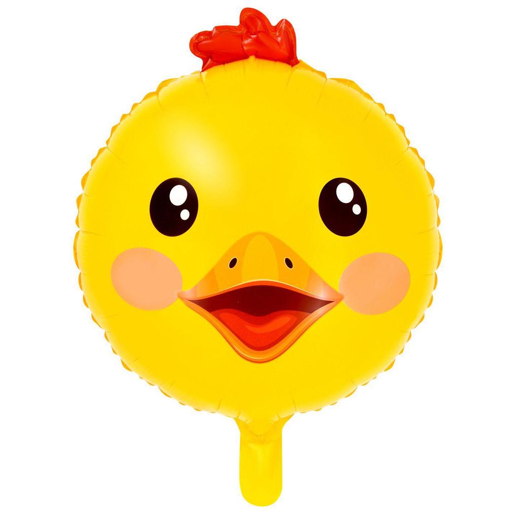 18" New Q Version Kids' Cartoon Animal Foil Balloon for Birthday Decorations