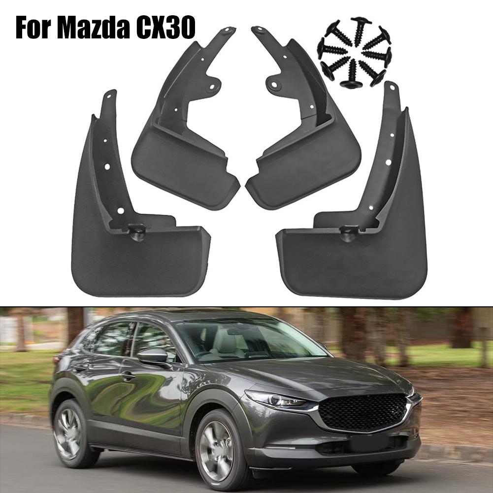 

Auto Mudguards Car Mudguard Set Easy To Use Fits Front And Rear Wheels Made Of ABS Material Car Mudguard For Mazda CX30