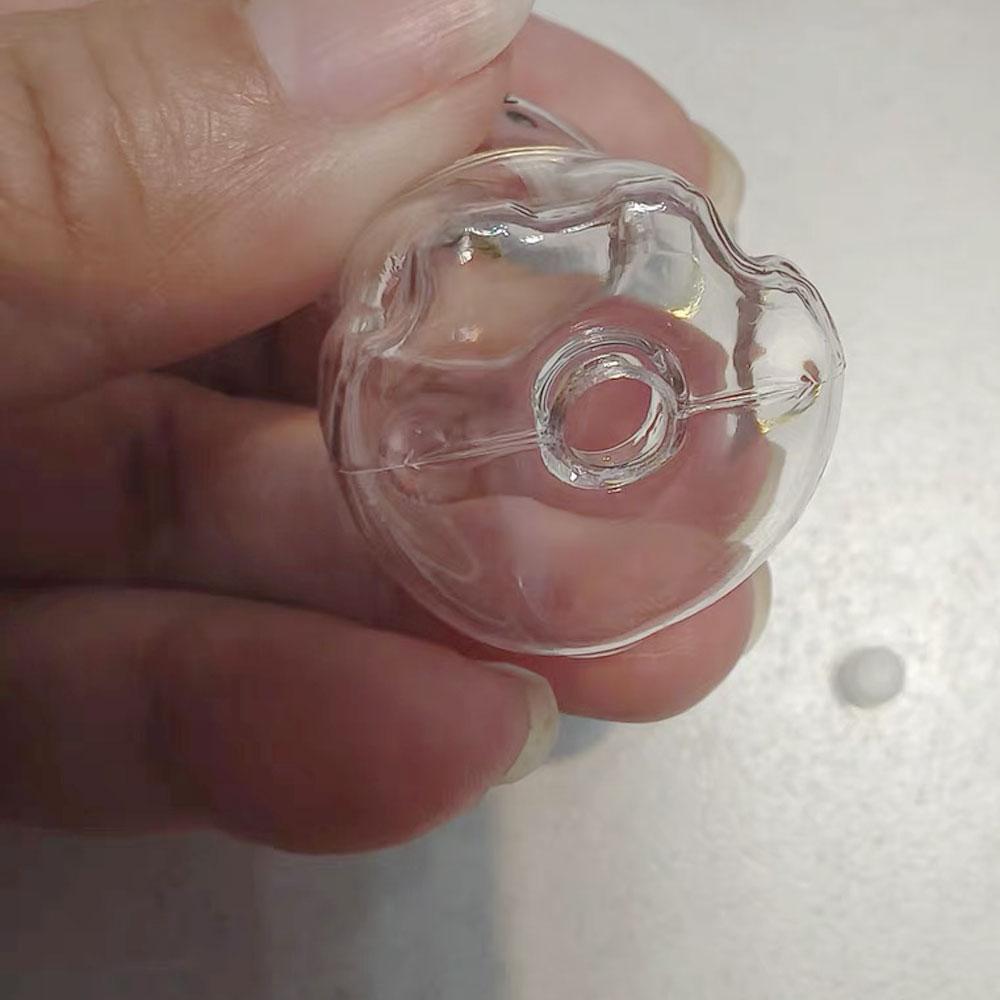 Clear Puppy Hair Memorial Keepsake Capsule Pet's Dog Fur Container DIY Pendant Keychain Decor Pet Lovers Home Display Gifts