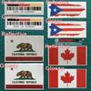 2 Pack Reflective, 4 Inches, 6 Inches - Lineman n Flag Electrical Power Line Pole Sticker Decal Vinyl Black Distressed Tattered 03203a - for Car Boat