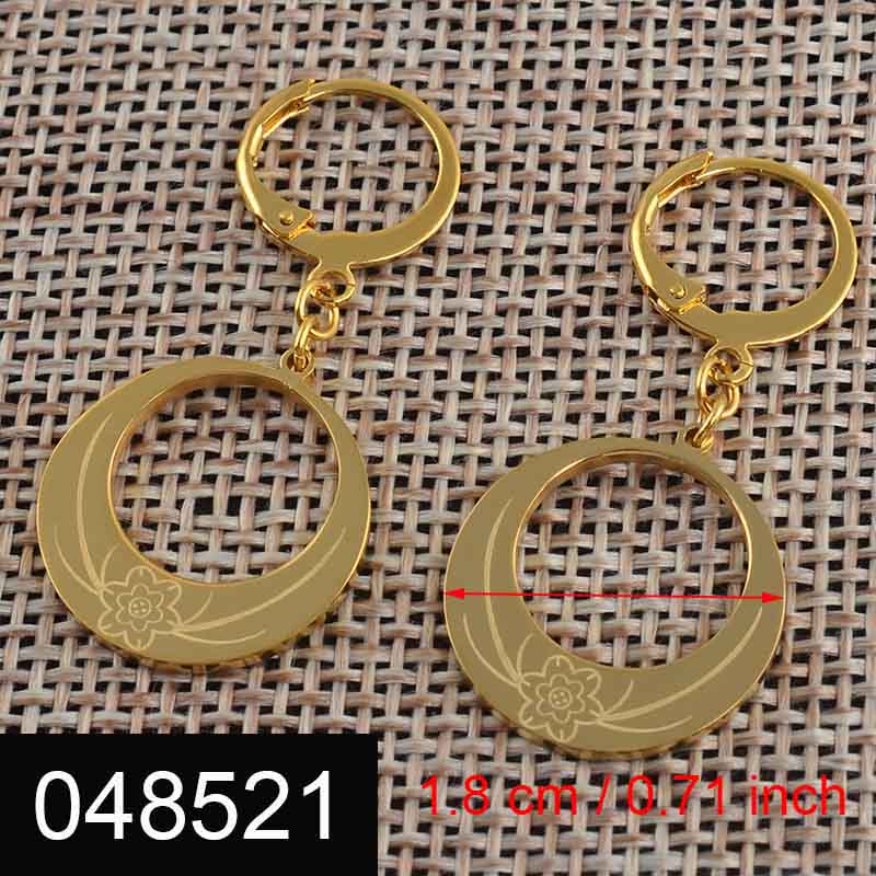 Anniyo Gold Color Earrings for Women Girls Kiribati Earring New Zealand Australia Jewelry Marshallese Micronesia #048221