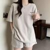 Summer 2025 Women's Sporty Two-Piece Set: Fashionable Shorts & Short-Sleeve Tee for a Versatile, Relaxed Look