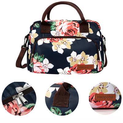 Oxford-Gewebe Isolierbeutel Trage Leopardendruck Isolierbeutel Picknicktaschen Kühltaschen Kinder Lunchtaschen für Frauen Lunchbox