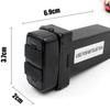 Dual USB Car Charger for Mitsubishi Pajero 04-11 & ASX 13-16, 35x17mm