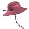 Mens Bucket Hat Summer Breathable Sun Hat with Large Brim Outdoor Fishing Hat UV Protection Face Cover Cycling Cap