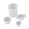 4 Pieces/Set Silicone Resin Measuring Cups Epoxy Resin Casting & Mixing Supplies