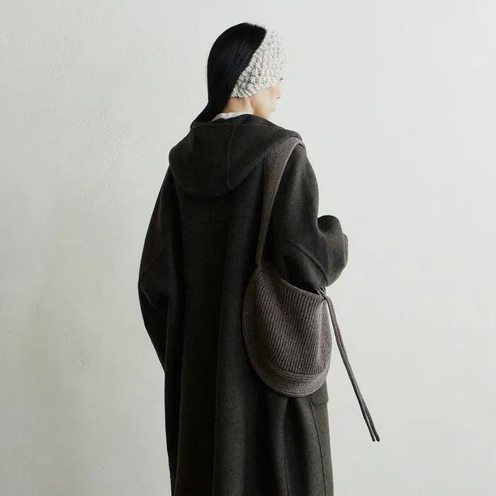 picker knit bag (mocha)