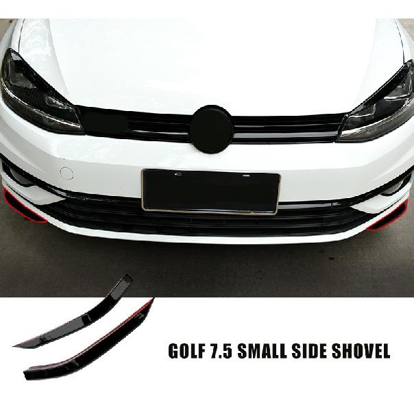 Per Golf 7.5 MK 7.5 2018-2020 Spoiler Laterale Paraurti Anteriore Lip Shovel