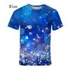 Christmas Snowflake 3D Printed Popular Pattern T-shirt Men's and Women's Short Sleeve Printed Christmas Shirt Top