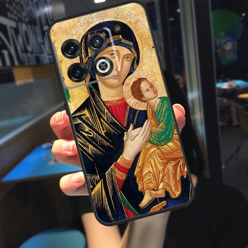 Conception Virgin Mary Jesus Funda For OnePlus 12R 13 R 12 11 9 10 Pro 8T 9RT 10T OnePlus Nord 4 CE 2 3 Lite N20 N30 Case