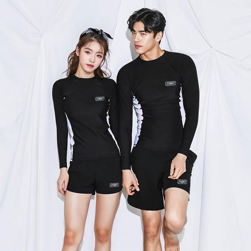 Mens Quick-Dry UV Protection Rash Guard Set Long Sleeve Pants Snorkeling Swimming Surfing Diving