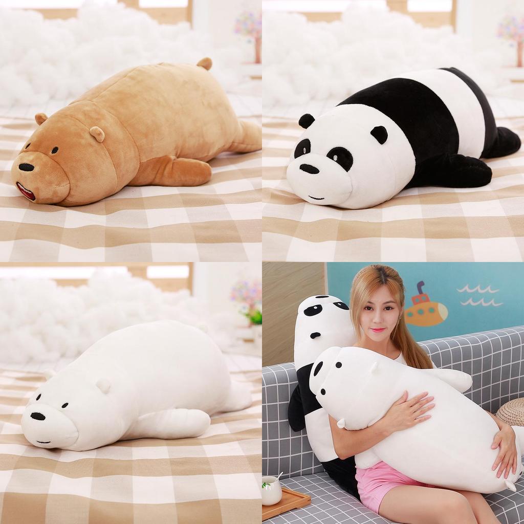 Wir Bären Kissen Cartoon Bär Grizzlybär Panda Weich Gefüllt Plüschtier Puppe Entzückend Und Kuschelig