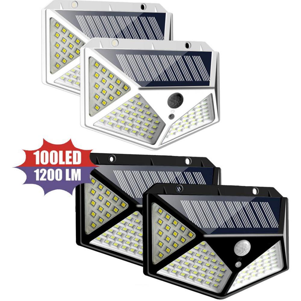 1/2/4/6/8/10PCS Multifunctional LED Solar Lights With Motion Sensor Outdoor Waterproof Decoration 180 Degree Lighting Wall Lamp