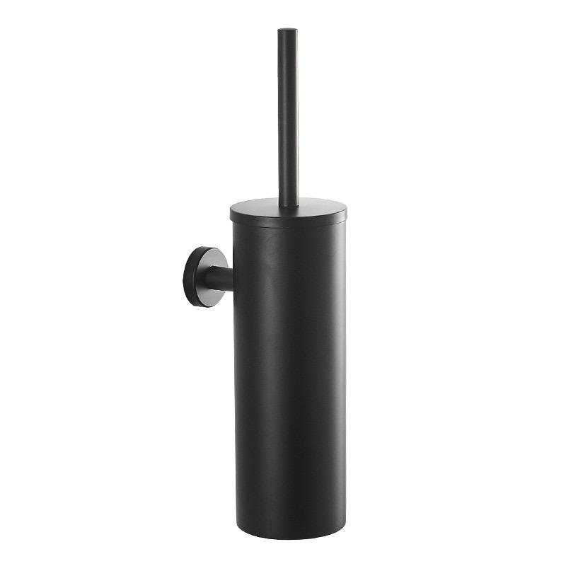 304 Stainless Steel Toilet Brush Holder Wall Mounted Bathroom Cleaning Tool No Dead Angle