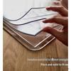 Clear PVC Table Protector Wear Resistant Oil Proof Heat Resistant Antibacterial Mat for Office Conference Meeting Table