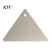 Cake Decorating Comb Stainless Steel Scraper with Multi-faceted Sawtooth, Rectangle/Pentagon/Triangle/Semi-circle Shape Cream Multipurpose Kitchen
