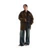 GREEN BELT Men's Vintage Brown Work Jacket