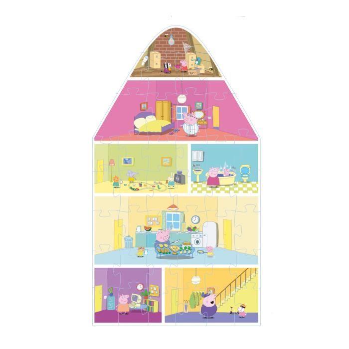 Puzzle-Peppa Pig - Maison