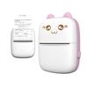 Mini Thermal Printer for Labels Pull-off from Phone Bluetooth Fun Print Pink