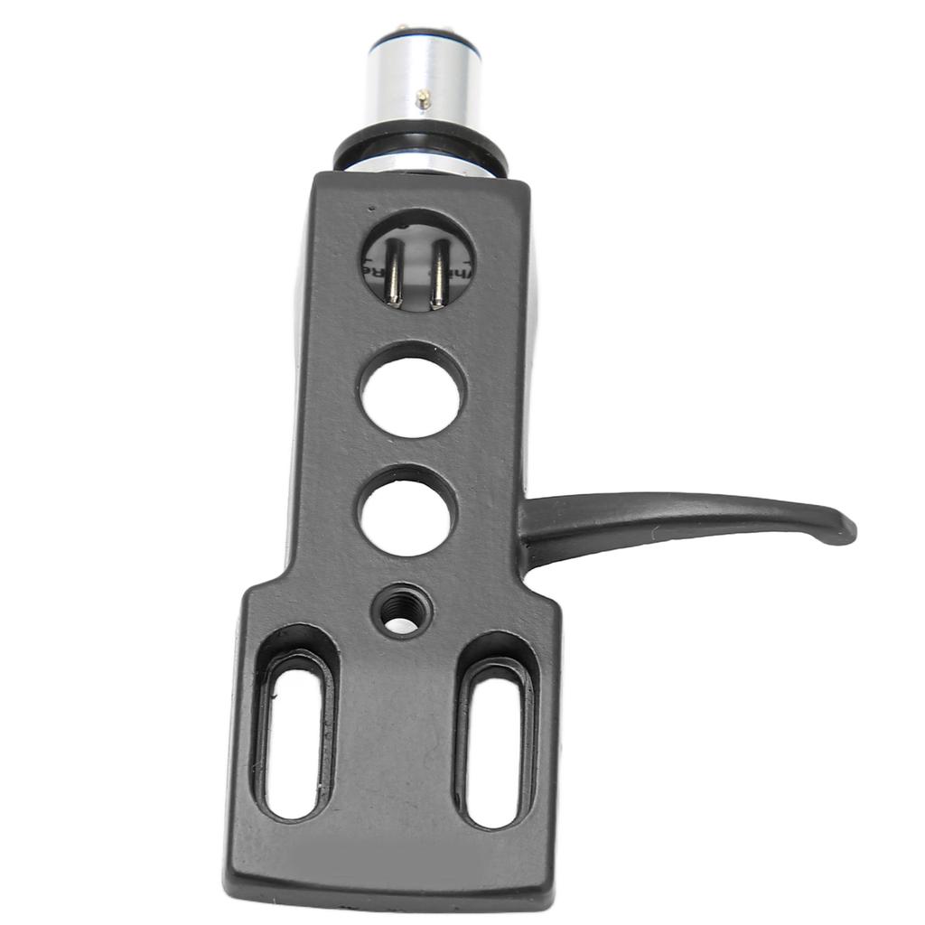 Vinyl Stylus Holder Aluminium Alloy Vinyl Record Phonograph Cartridge Holder with 4 Connection Wires