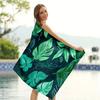 Island Vibes: Tropical Leaf-Print Beach Towel for Ultimate Relaxation! Suitable for towels, bath towels, beach towels