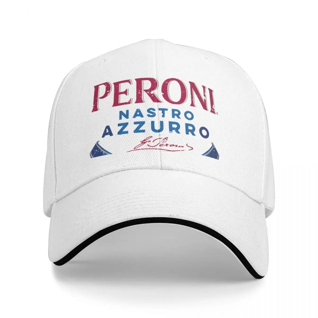 Gorra de Béisbol Peroni Nastro Azzurro Playa Rugby Unisex Sombreros Mujer