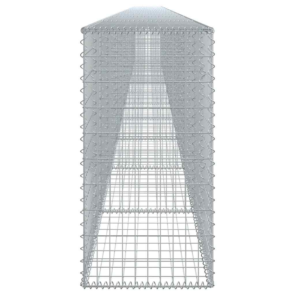 Gabion with Lid 1100 X 50 X 100 Cm Galvanized Iron