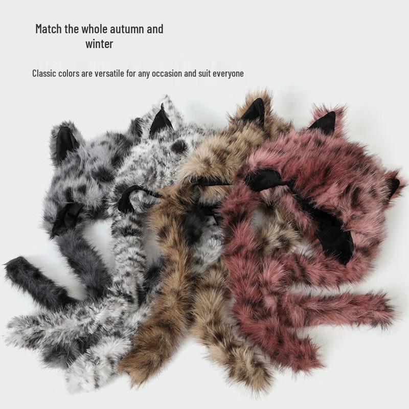 LCsanyp Cute Cat Ear Winter Earflap Hat