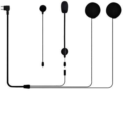 TNICER Sada reproduktorů do helmy, Kompatibilní s modely T2 a G1EX (Reproduktor & Mikrofon na rameno & Kabelový mikrofon)