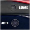 Car Trunk Switch Button Cover Ring Interior Modification Accessories Decorative Sticker For Model Y MODEL 3 2019-2025