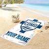 Custom Como Print Beach Towel, Large Soft Quick Dry Towel for Beach Camping Swimming