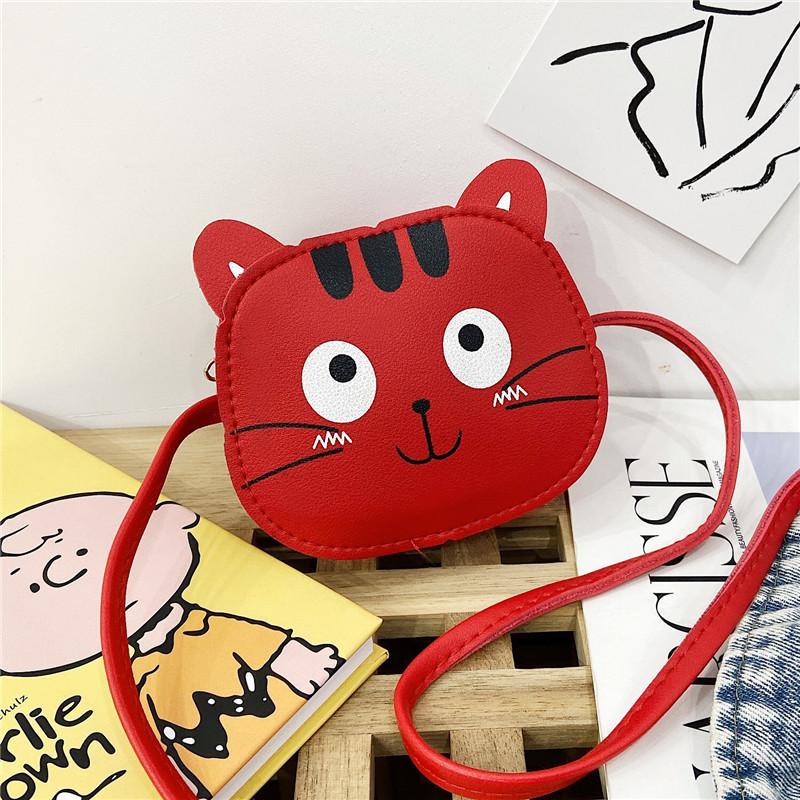 Adorable Kids Princess Shoulder Bag Cute Cat Design Fashionable And Breathable