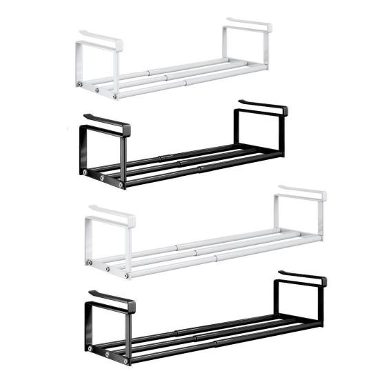 Telescopic Shoe Rack Adjustable Cabinet Storage Hanging Shelf Organizer Multi-Functional No-drill Vertical Shoe Organizer