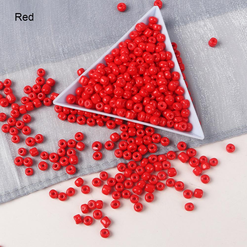2/3/4 Mm Solid Color Glass Rice Beads Beaded Diy Handmade Necklace Bracelet Beaded Loose Beads Jewelry Accessories Material