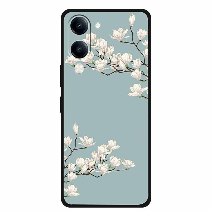 For Vivo iQOO Z10 Lite Case Silicone Black TPU Funda Back Cover for iQOO Z10 Lite 5G I2409 Soft Case Animal Coque IQOOZ10 Lite