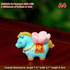 Harzmaterial Sternzeichen Pony Räuchergefäß Ornamento Design Kreativer Räucherstäbchenhalter Ponyform Brenner 2026 Jahr des Pferdes