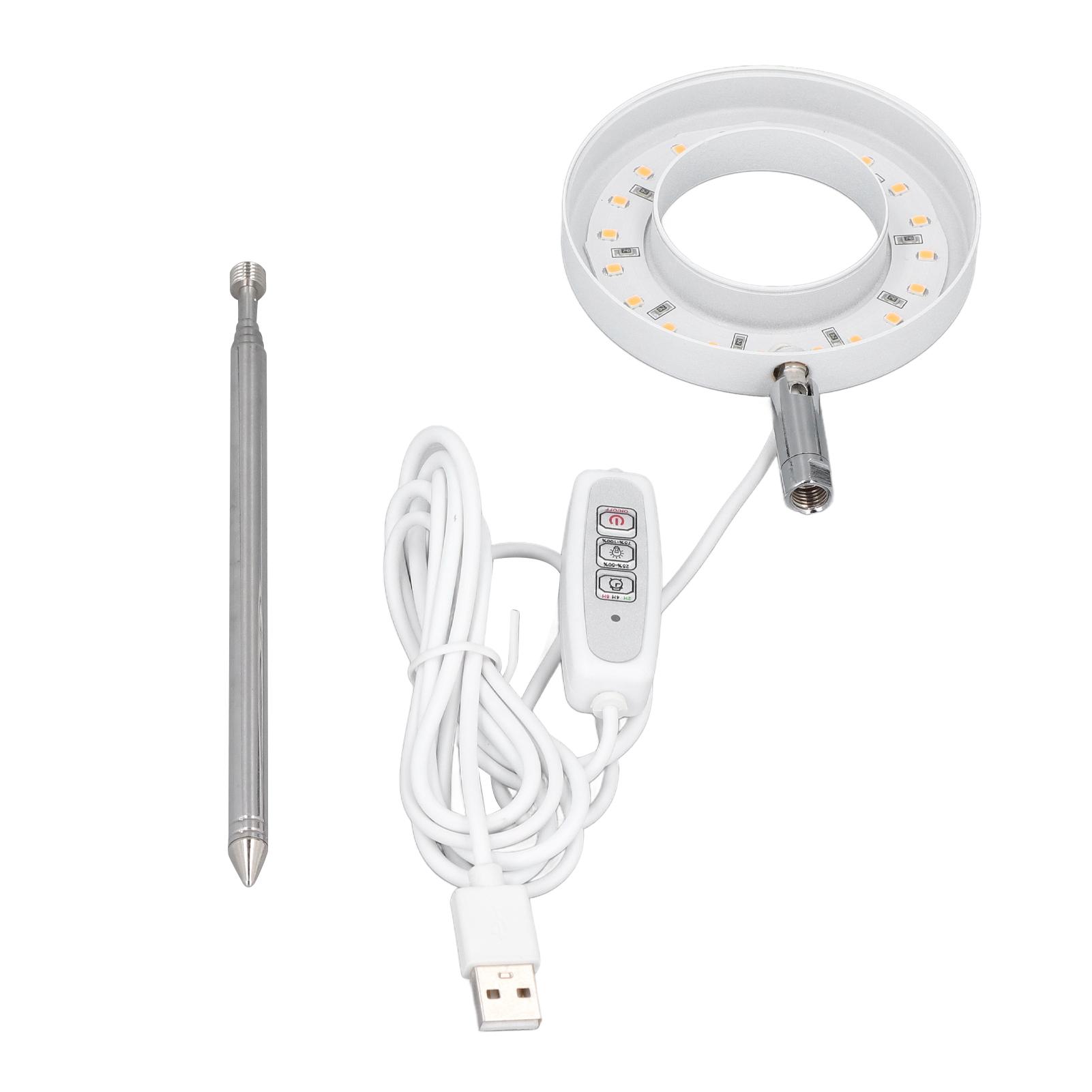 

LED Plant Growing Lamp Full Spectrum Retractable Adjustable Brightness Plant Fill Lamp for Indoor Plants