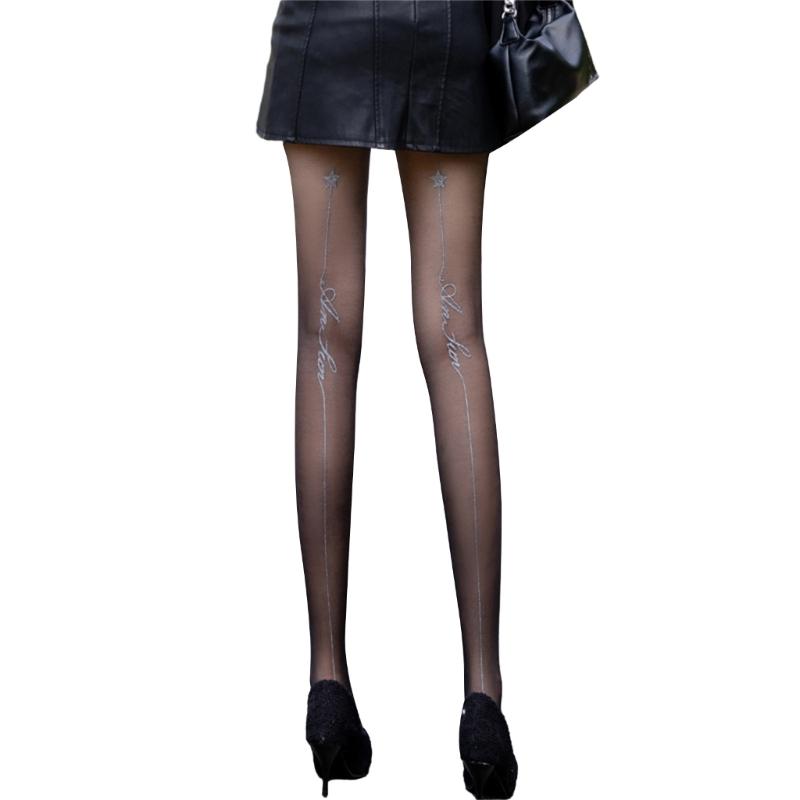 

Sheer Tights for Women Vintage Pantyhose Control Top Thigh High Stockings Silk Thin Stockings Tights Hosiery 1