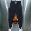 Men's Trendy 2024 Loose Casual Overalls with Plus Velvet Harem Pants - Simple and Versatile for Spring and Autumn