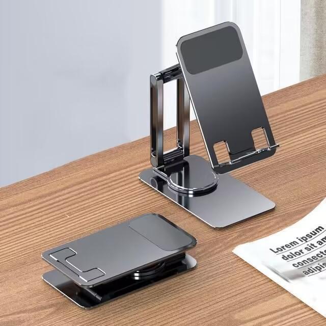 Tablet  Holder 360° Rotatable Desk Mobile Phone Stand Foldable Metal Holder Support For iPhone Samsung Xiaomi iPad Holder