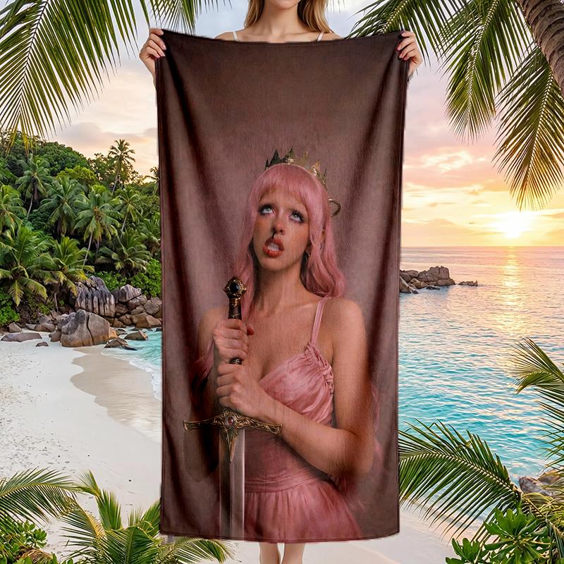 Melanie Martinez Fashion Beach Towel: Ideal for Summer Adventures Soft, Absorbent and Quick Drying Suitable for Swimming and Bathing